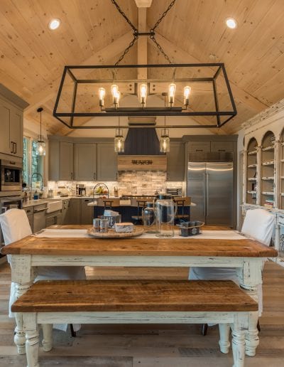 Rustic Hickory Point Home Interior